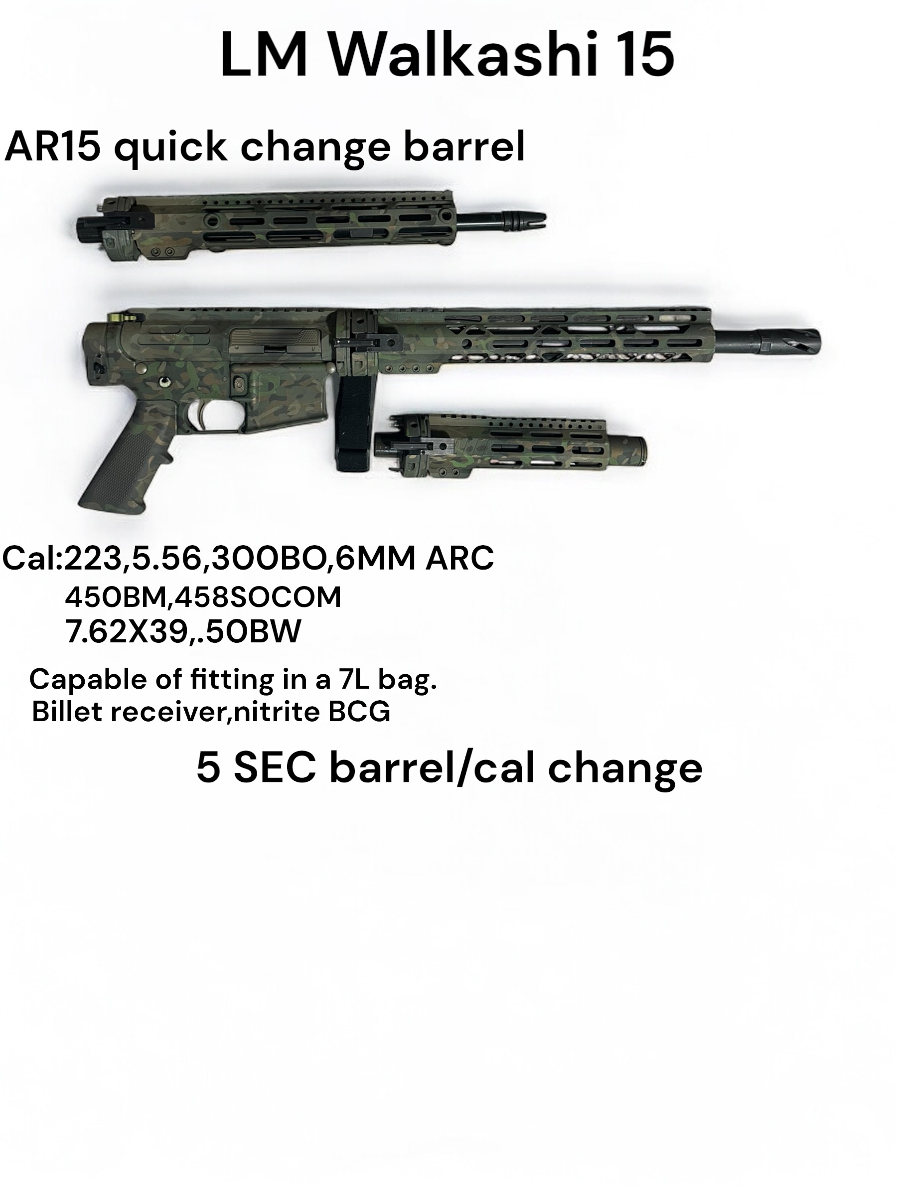 Special edition tactical firearm in sleek design